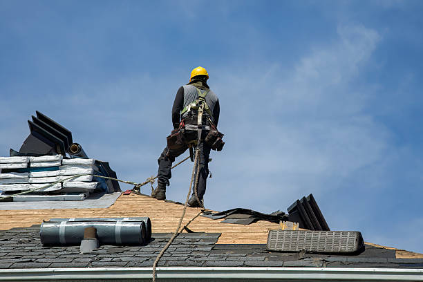 Professional Roofing technician working in Daleville, VA